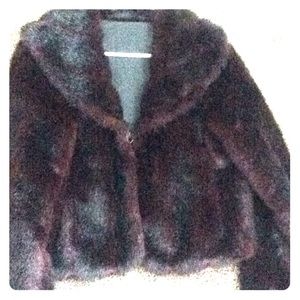 Faux fur jacket